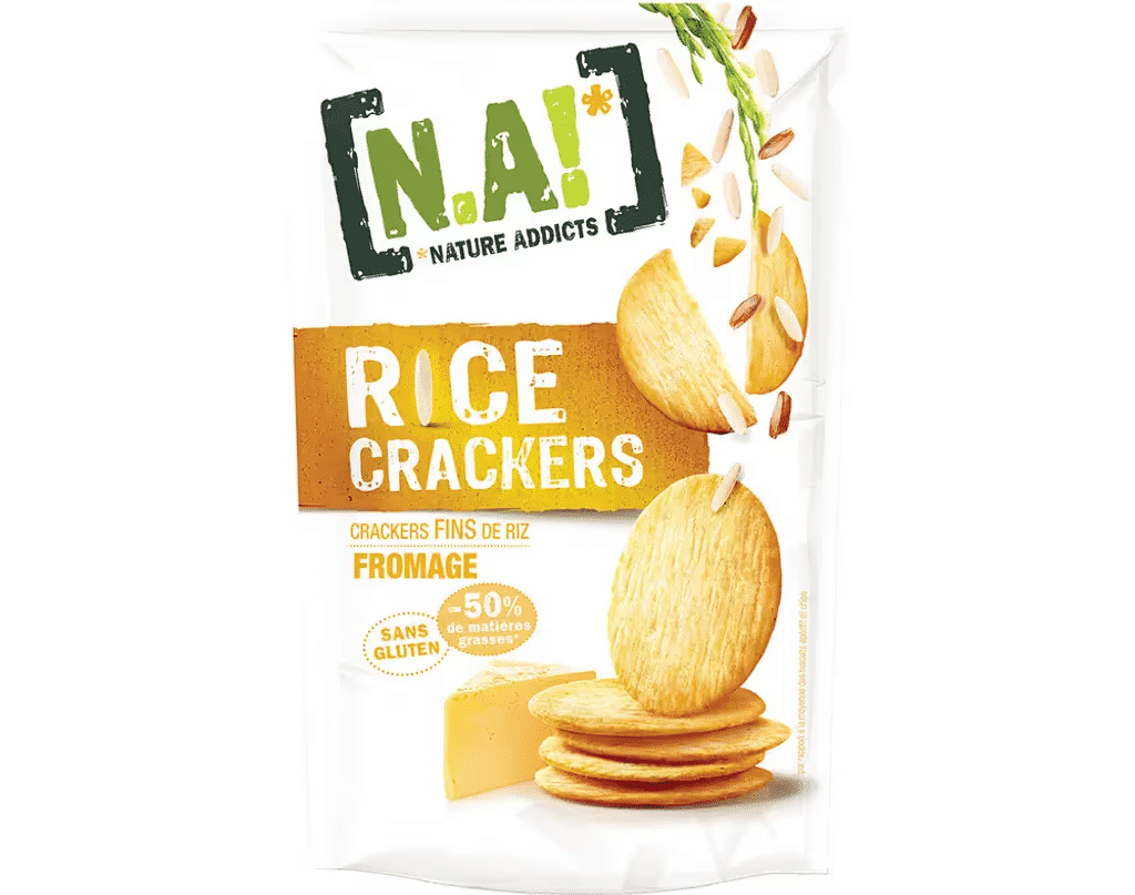 Bolacha Arroz Queijo 70g - NATURE ADDICTS