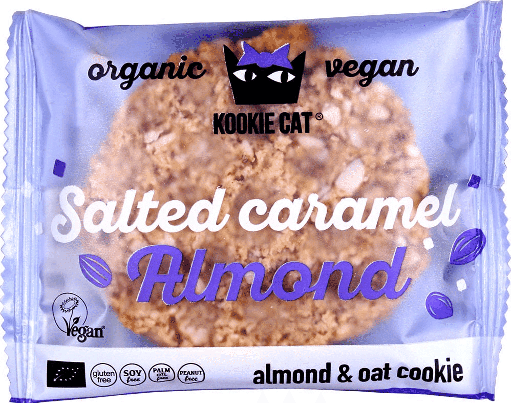 Bolacha Amêndoa E Caramelo Salgado 50g - KOOKIE CAT