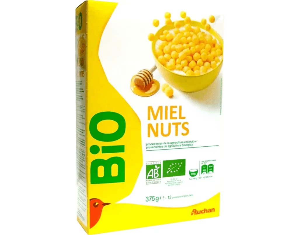 Cereais Bolinhas De Milho C / Mel 375G - AUCHAN BIO