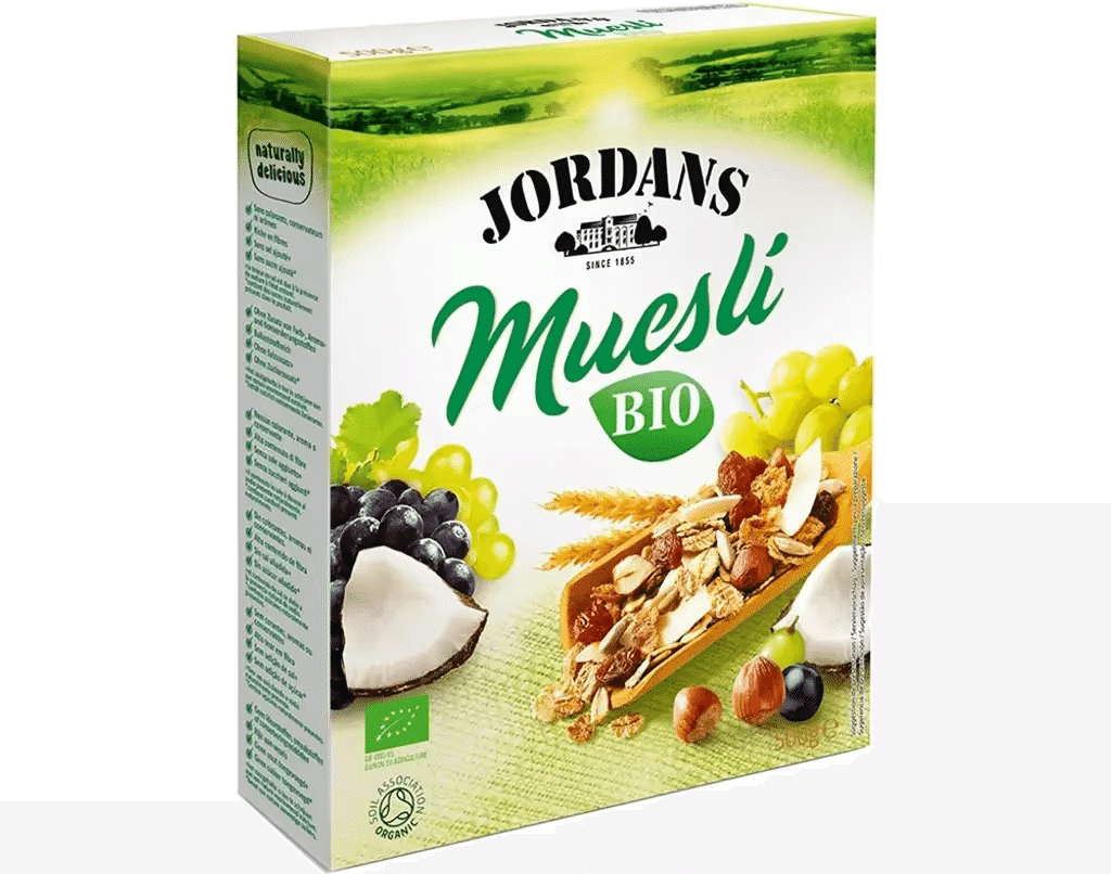 Cereais Muesli Organic 500 G - JORDANS