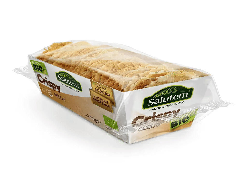 Crispy De Queijo Bio 50g - SALUTEM