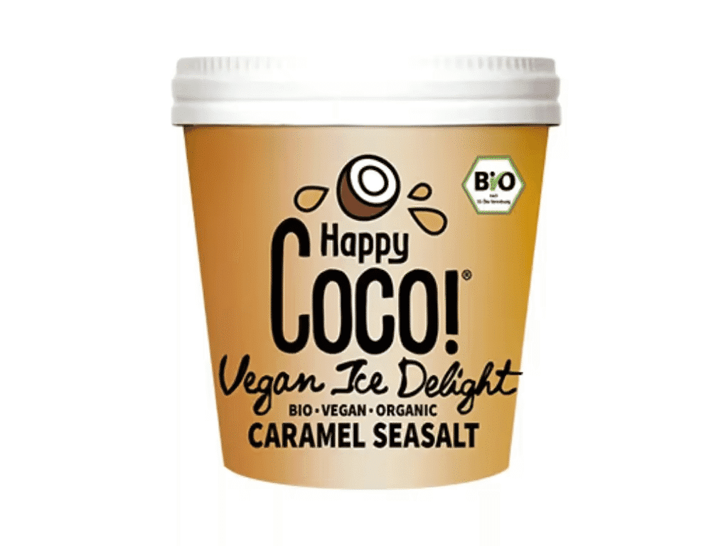 Gelado Happy Côco Caramelo Salgado Bio 120ml - HAPPY COCO