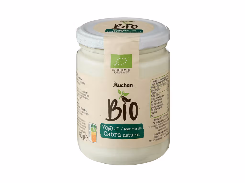 Iogurte Natural Cabra 420g - AUCHAN BIO