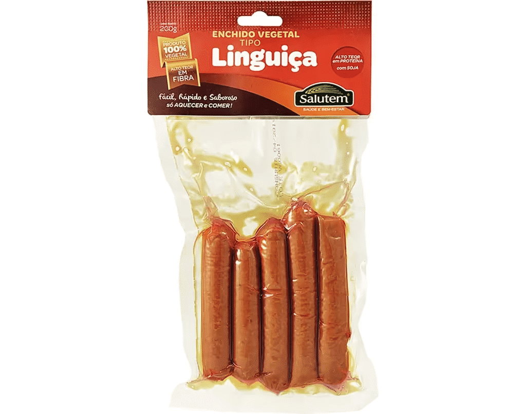 Linguiça Vegetal 200 G - SALUTEM
