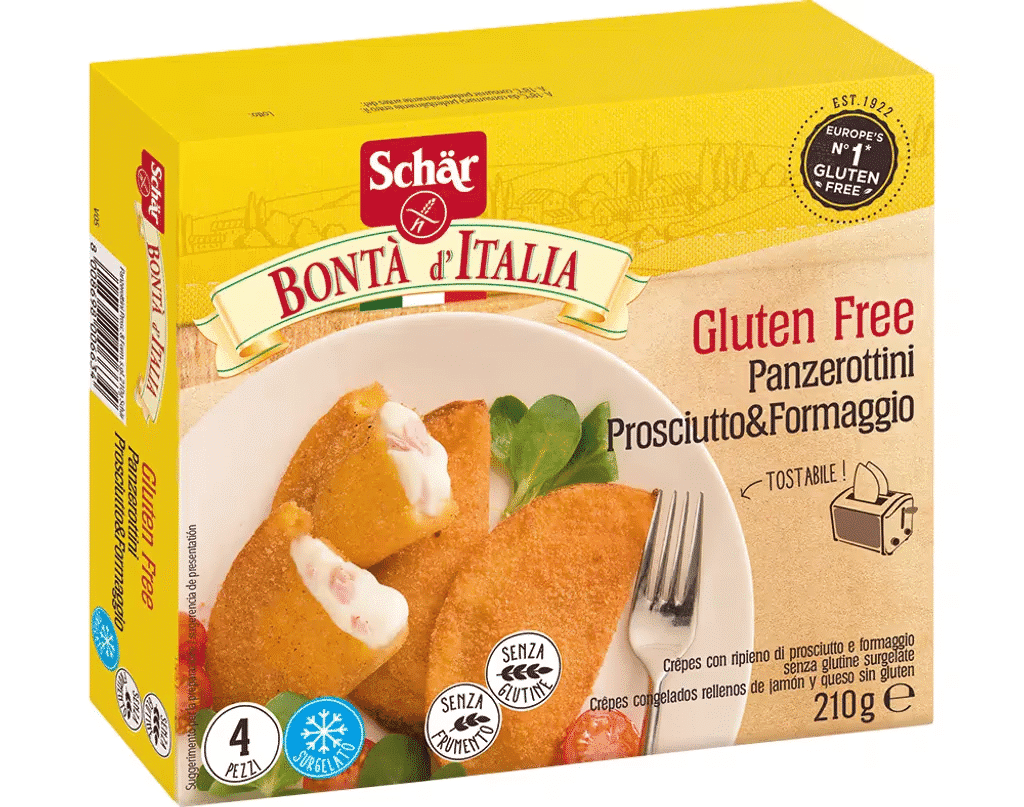 Panados Queijo Presunto Sem Glúten 210g - SCHAR