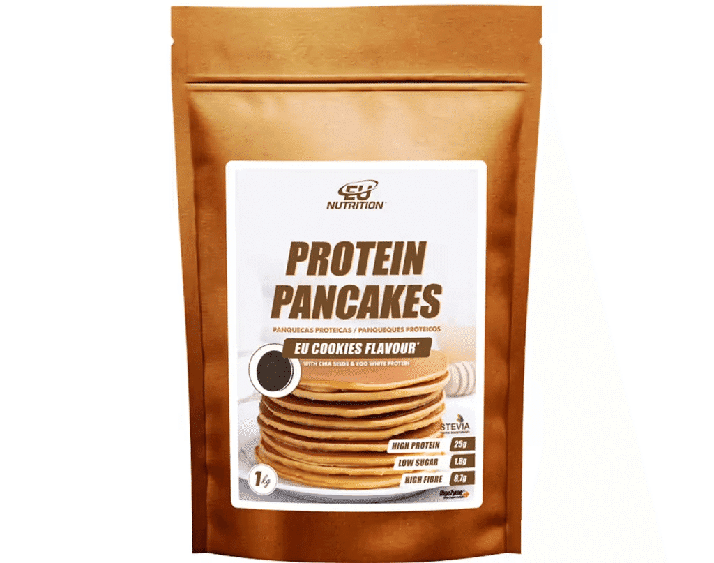 Panqueca Preparado Proteico Eu Cookies 1kg - EU NUTRITION
