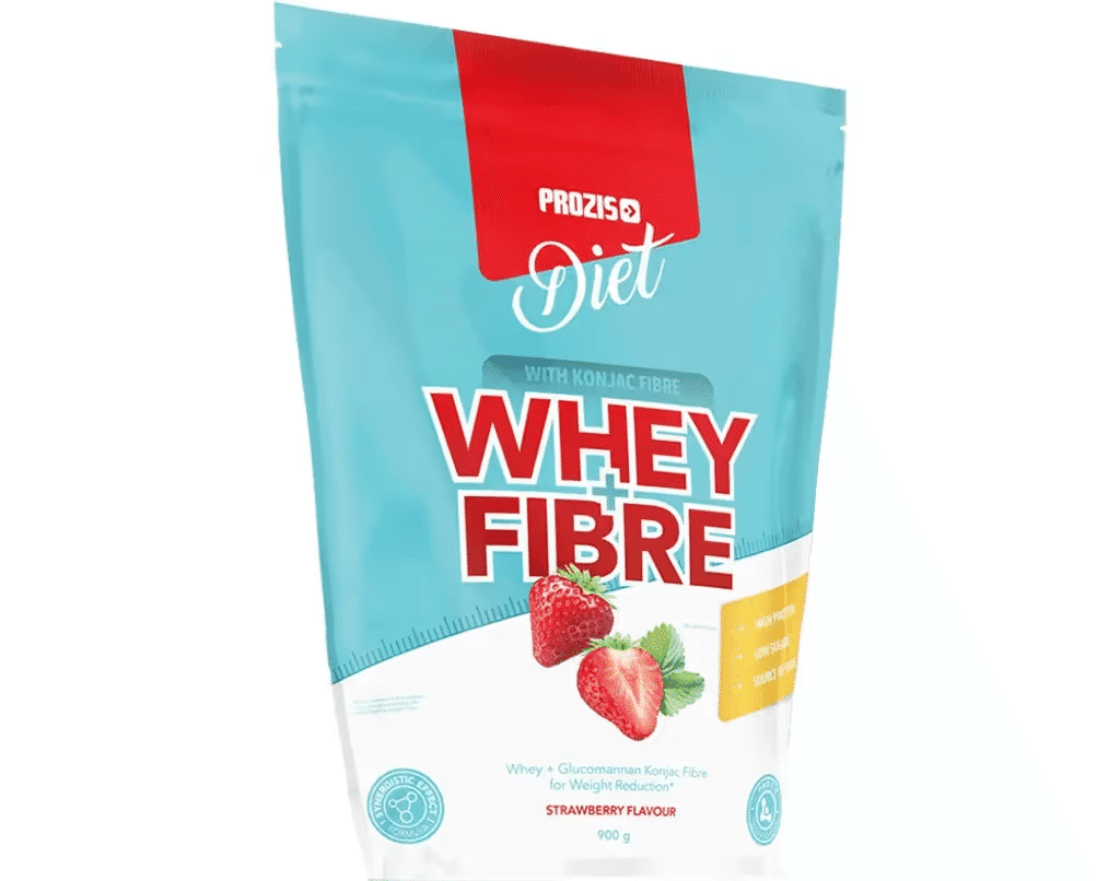 Proteina Whey + Fibra Morango 900 G - PROZIS DIET