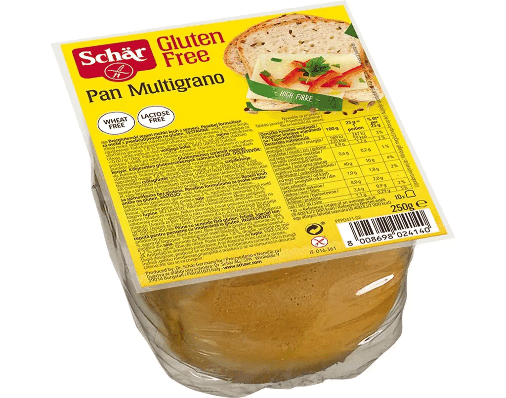 Pão Multicereais S / Glúten 250 G - SCHAR