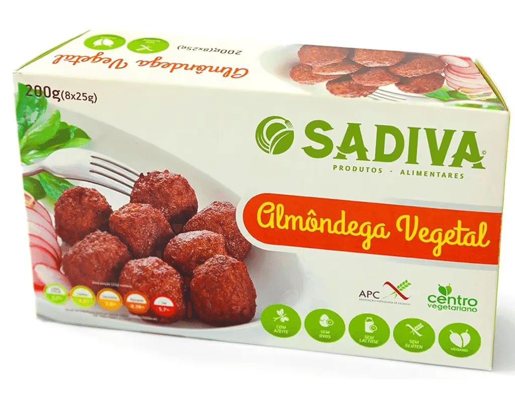 Almôndegas Vegetais 8 X 25 G - SADIVA