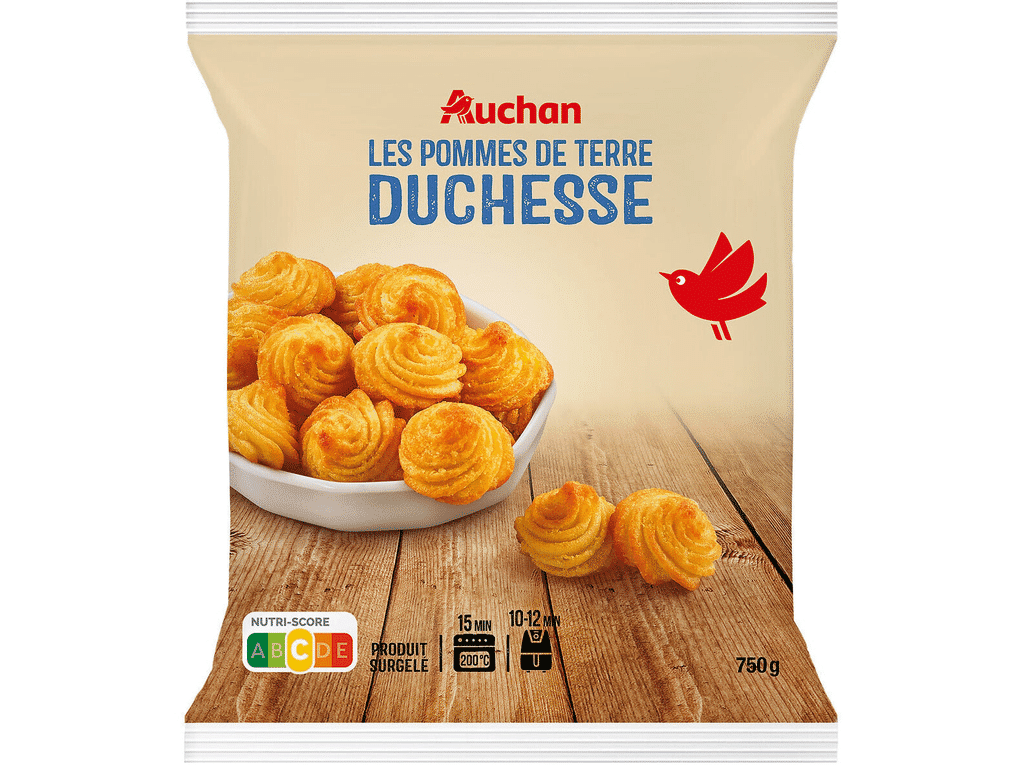 Batatas Duchesse Para Forno E Airfryer 750g - AUCHAN
