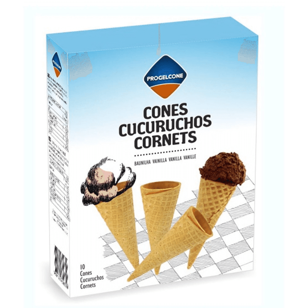Cones Baunilha - PROGELCONE