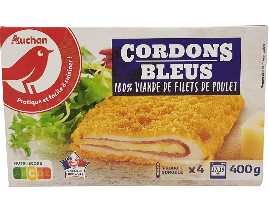 Cordon Bleu 4 Un. 400G - AUCHAN