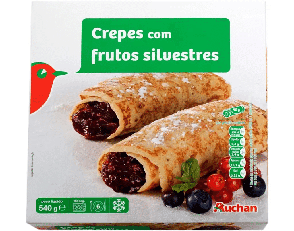 Crepes C / Frutos Silvestres 540 G - AUCHAN