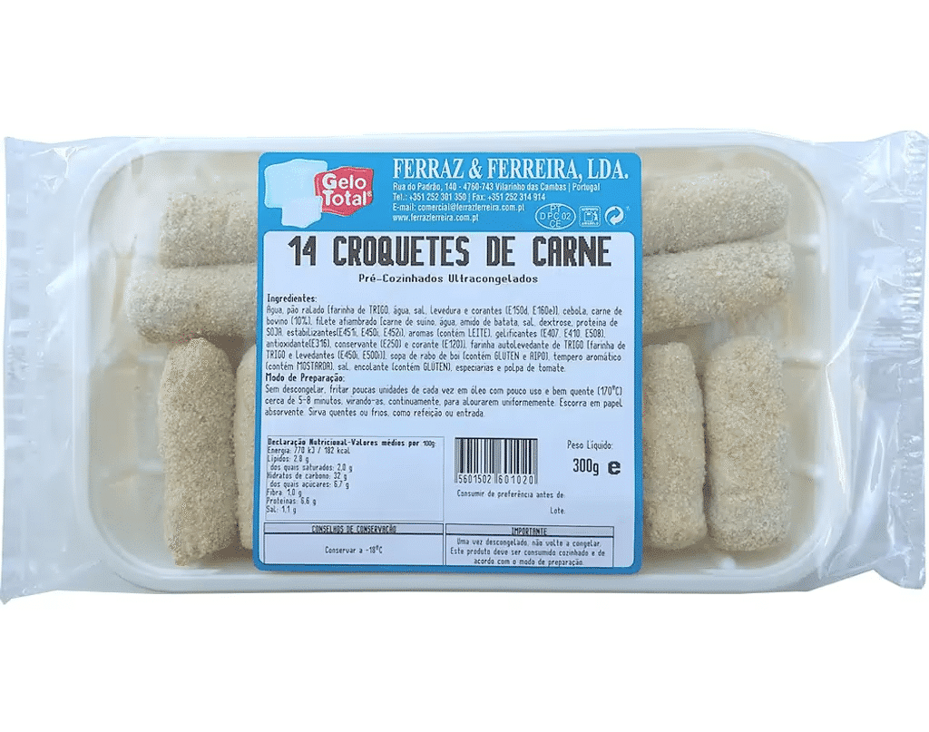 Croquetes De Carne 14un 300g - GELO TOTAL