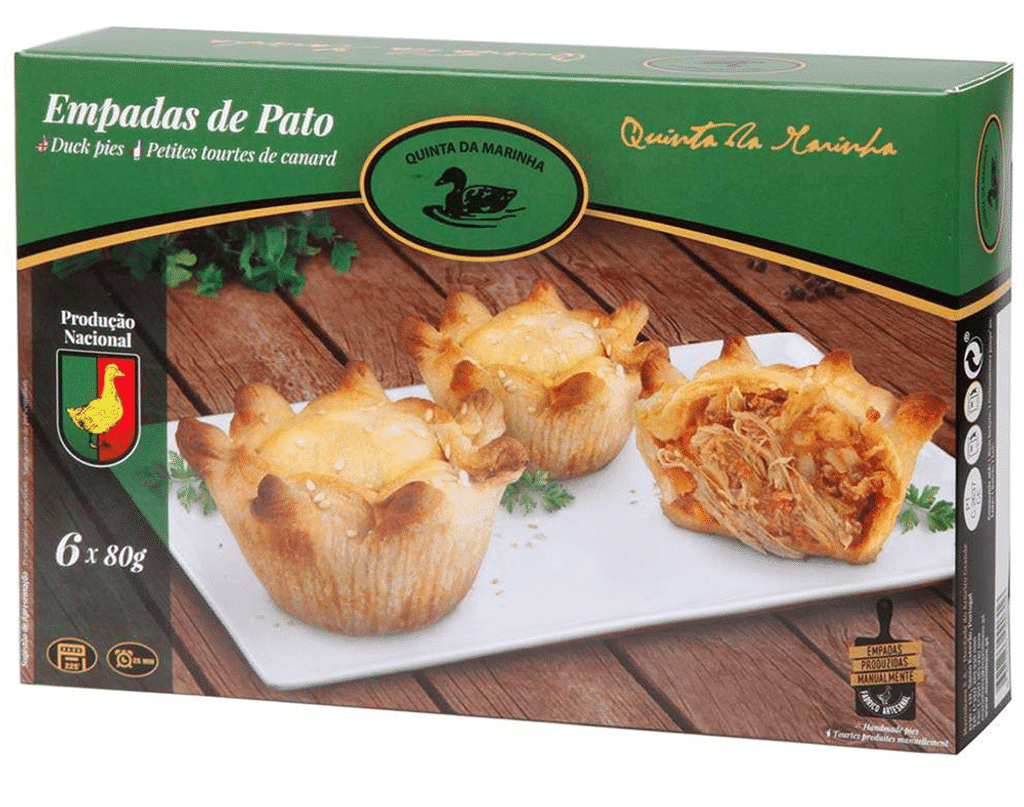 Empadas De Pato 480g - QUINTA DA MARINHA
