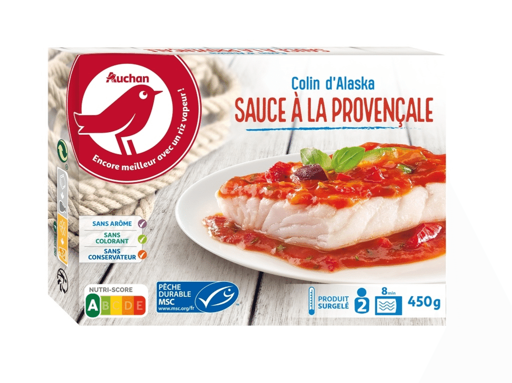 Filetes Escamudo-alasca Molho Provençal Msc 2un 450g - AUCHAN