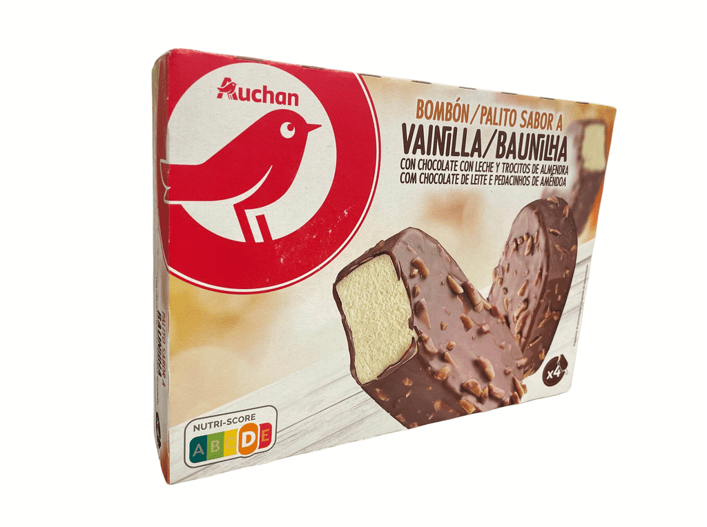 Gelado Baunilha E Amêndoa 4x120ml - AUCHAN