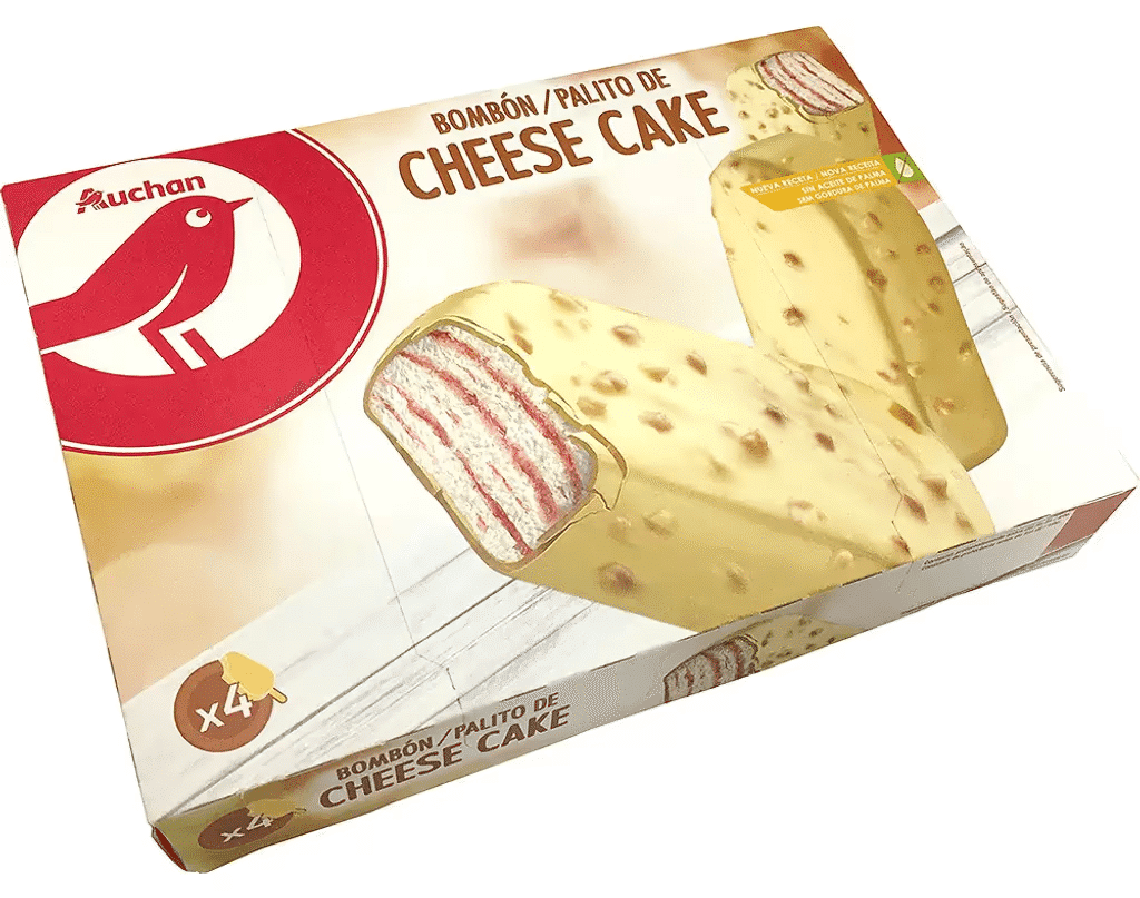 Gelado Cheesecake 4x120ml - AUCHAN