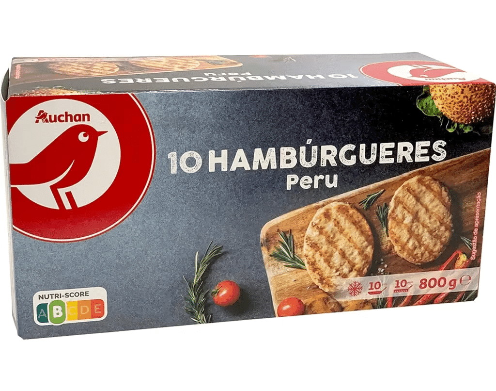 Hamburgers Perú 10 Un. 800G - AUCHAN