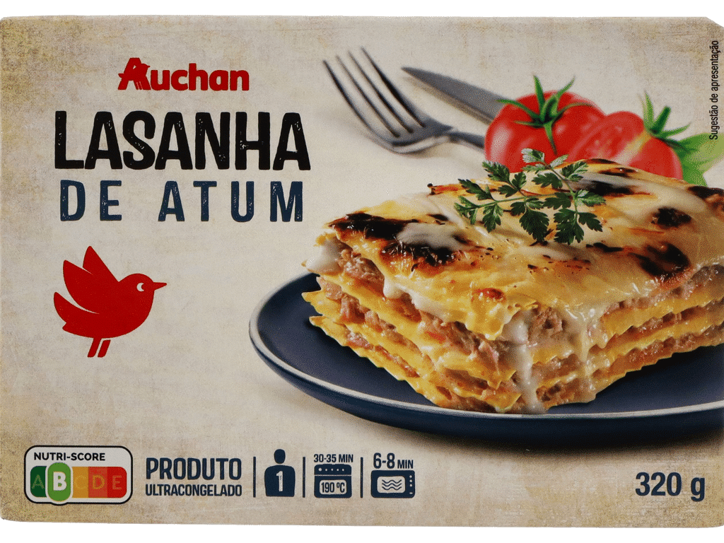 Lasanha De Atum Ultracongelado 320g - AUCHAN