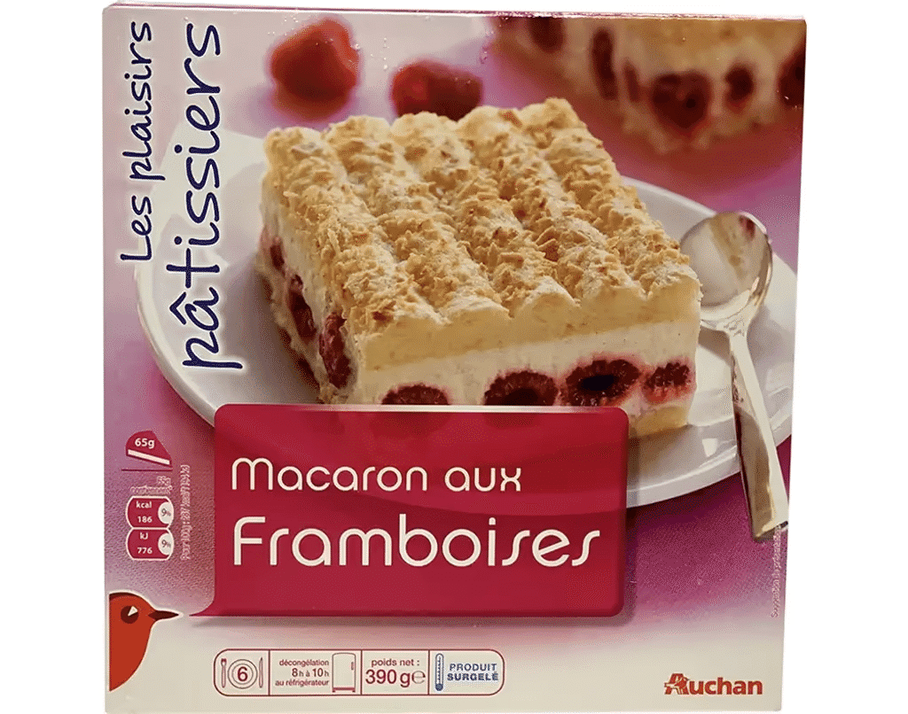 Macaron Com Framboesas Ultracongelado 390 G - AUCHAN