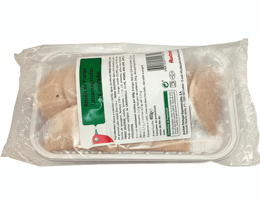Rissóis Frango 10un 400g - AUCHAN