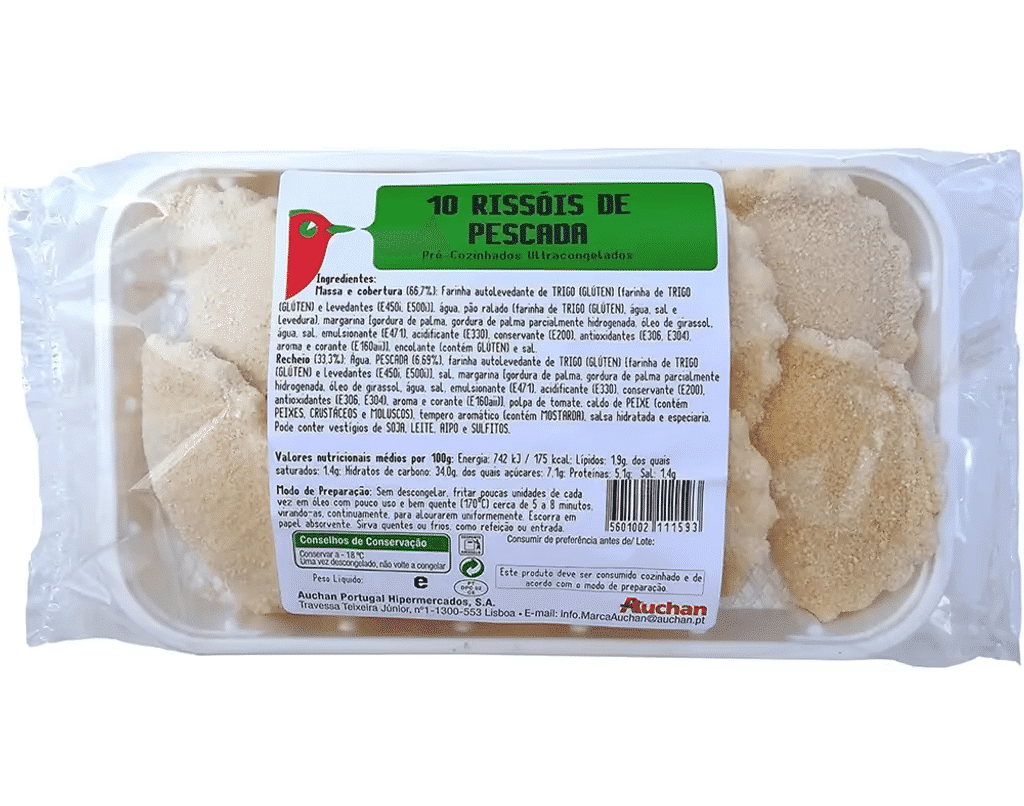 Rissóis Pescada 10 Un. 420G - AUCHAN