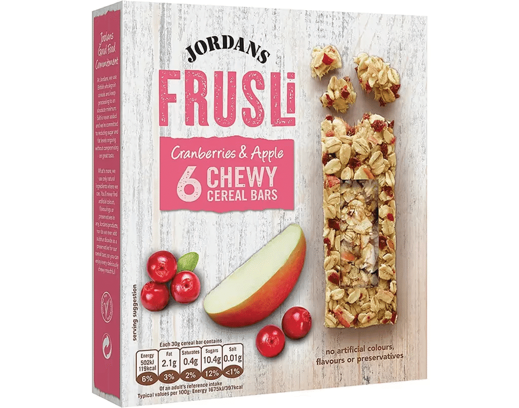 Barritas Chocolate 6 Arandano-Manzana 180 G - JORDANS