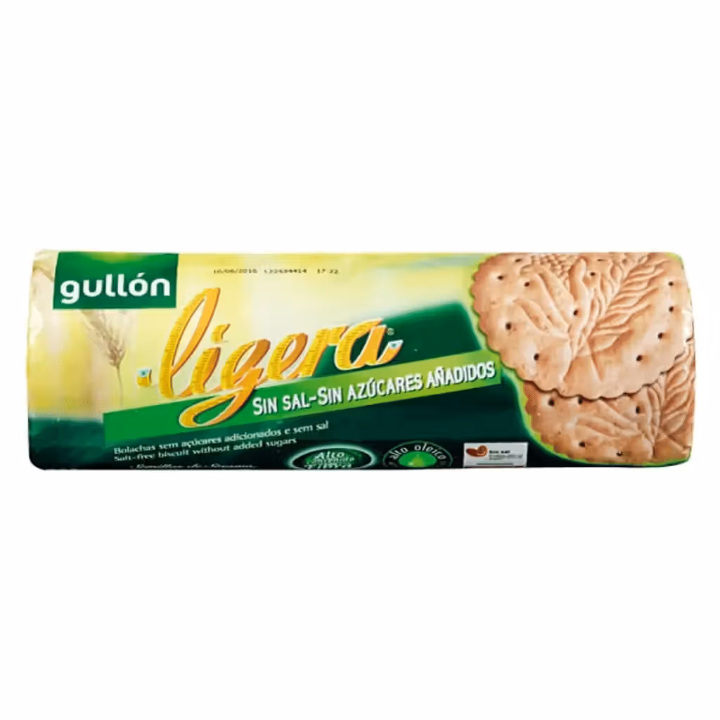 Bolachas Maria Ligera sem Sal e sem Açúcares Adicionados embalagem 200 g - GULLÓN