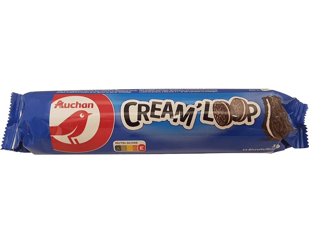 Bolachas Sandwish Tubo Cacau 154g - AUCHAN