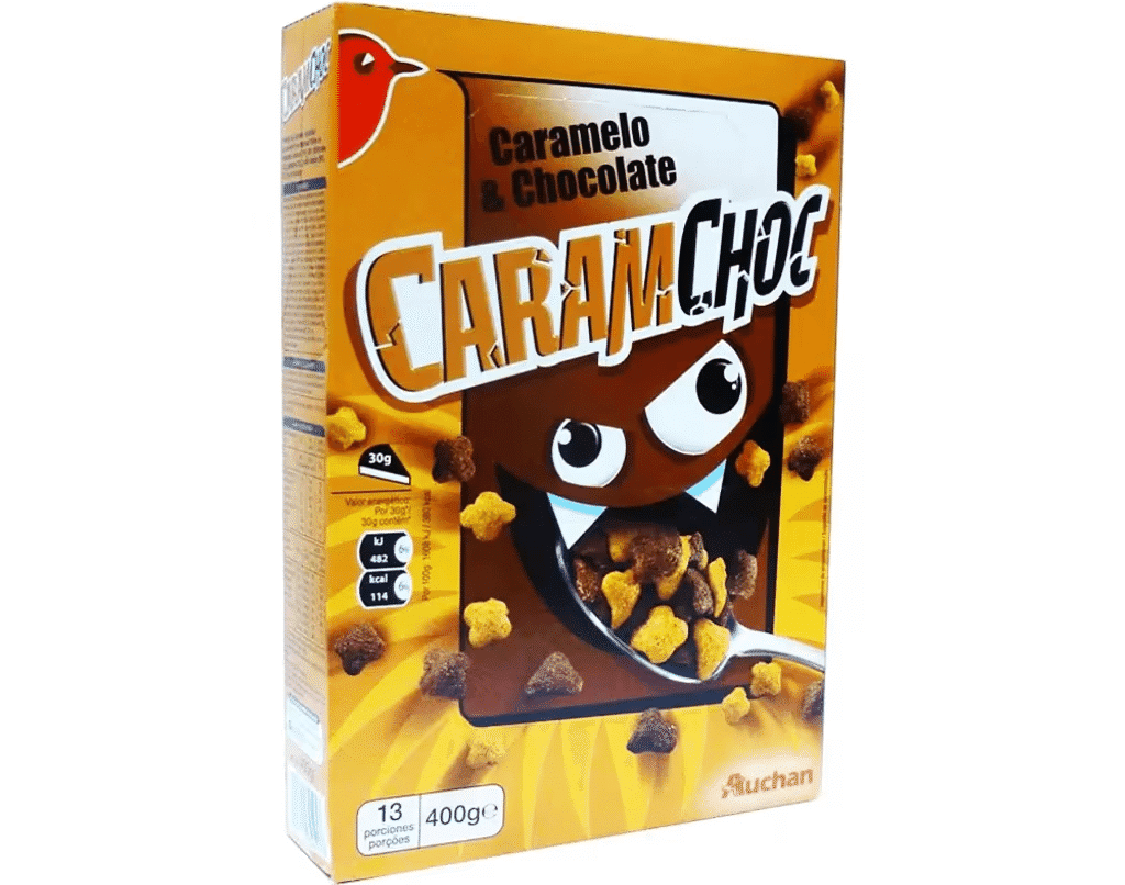 Cereais Caramelo E Chocolate 400g - AUCHAN
