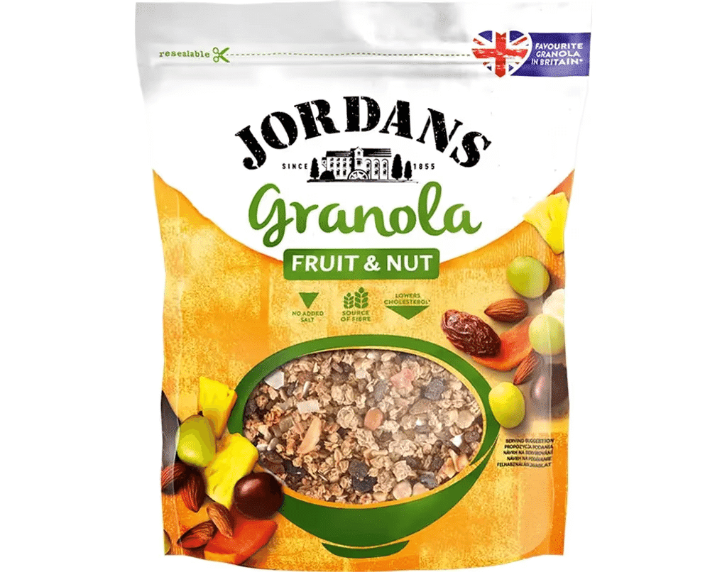 Cereais Granola Fruta E Frutos Secos 370G - JORDANS