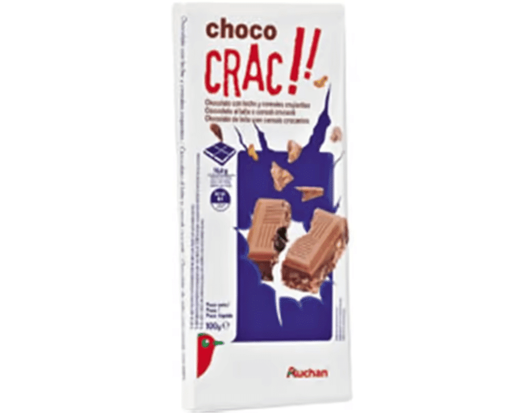 Chocolate Leite Choco Crac Arroz Tufado 100 G - AUCHAN