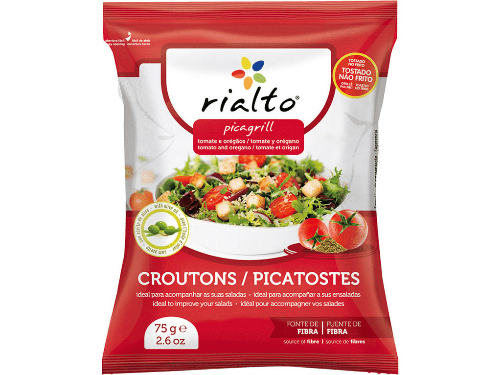 Croutons Tostados Com Tomate E Oregãos 75g - PICAGRILL