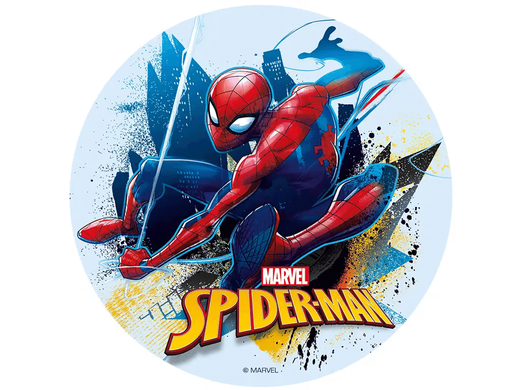 Decoração Pastelaria Disco 15g - SPIDERMAN