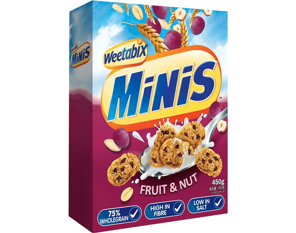 Fibras Minis Fruit & Nuts 450 G - WEETABIX