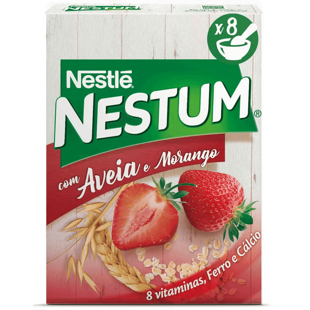 Aveia e Morango com Cereais Integrais +3a - NESTUM