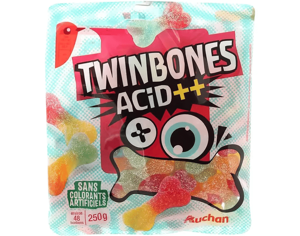 Gomas Twinbones Acid++ 250G - AUCHAN