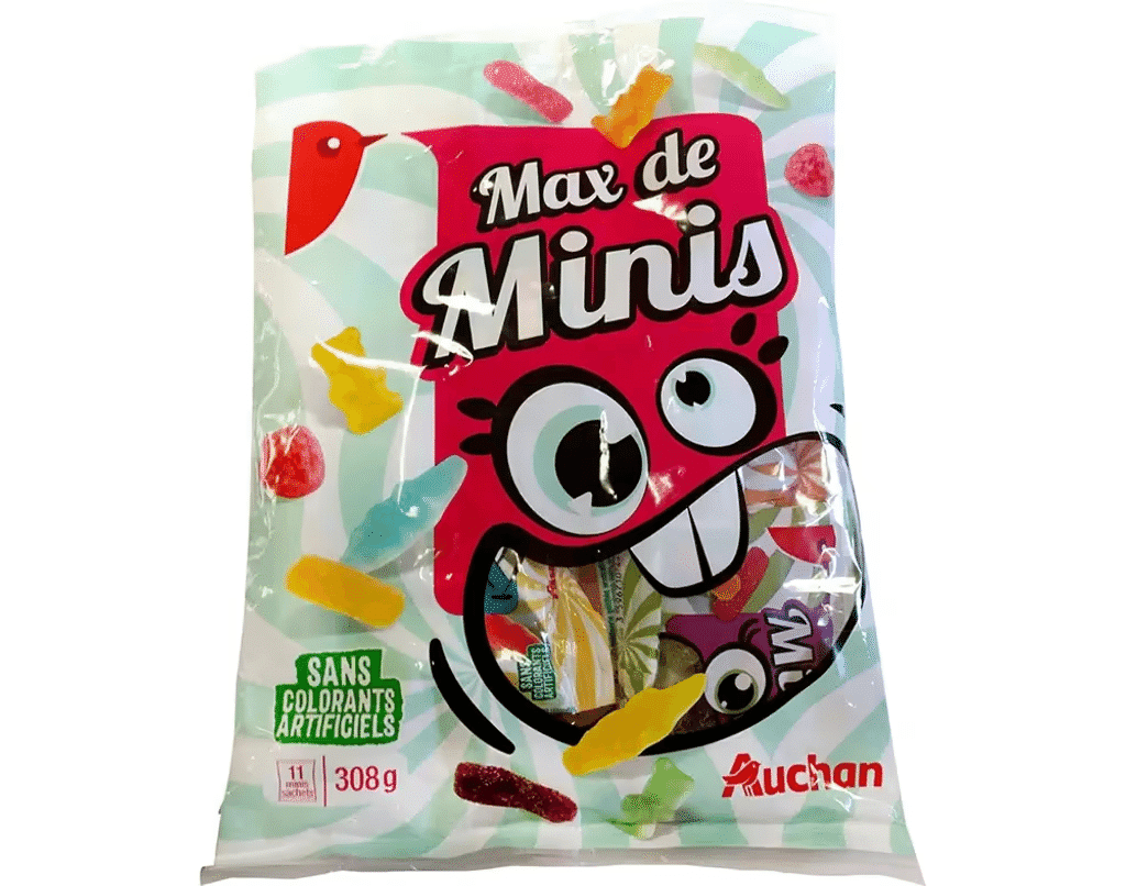 Gomas Max De Minis Aromas 11 Saquetas 308g - AUCHAN