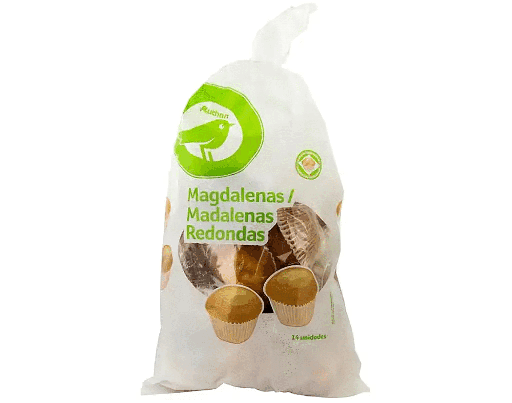 Madalenas Redondas 600 G - AUCHAN ESSENCIAL
