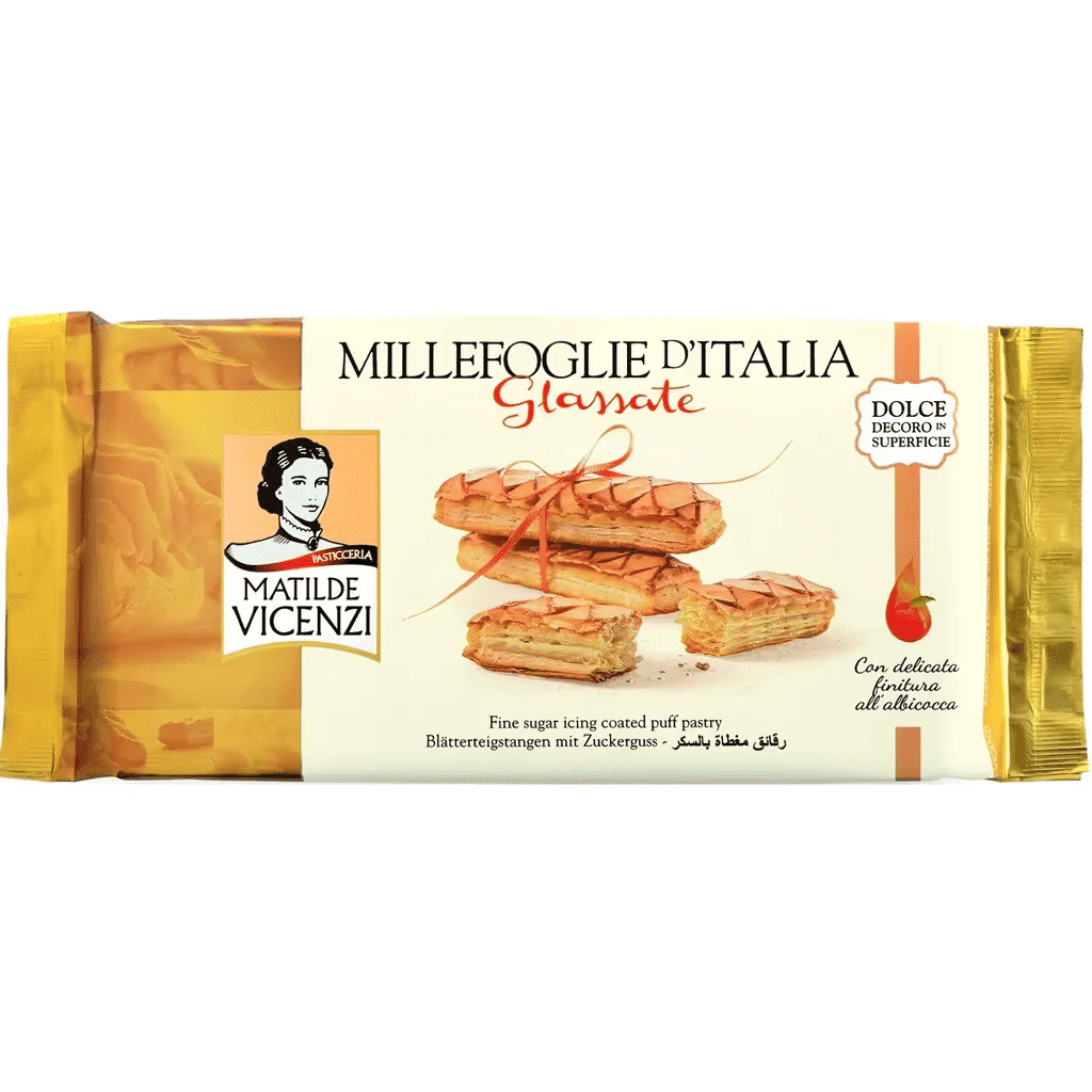 Bolos Glassate Millefoglie de Itália embalagem 125 g - MATILDE VICENZI