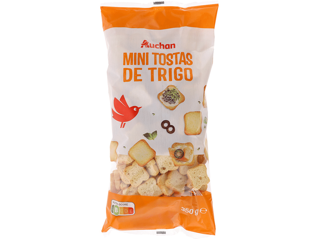 Mini Tostas De Trigo 350g - AUCHAN