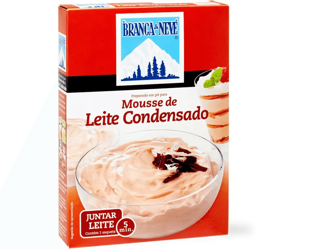Mousse De Leite Condensado 130 G - BRANCA DE NEVE