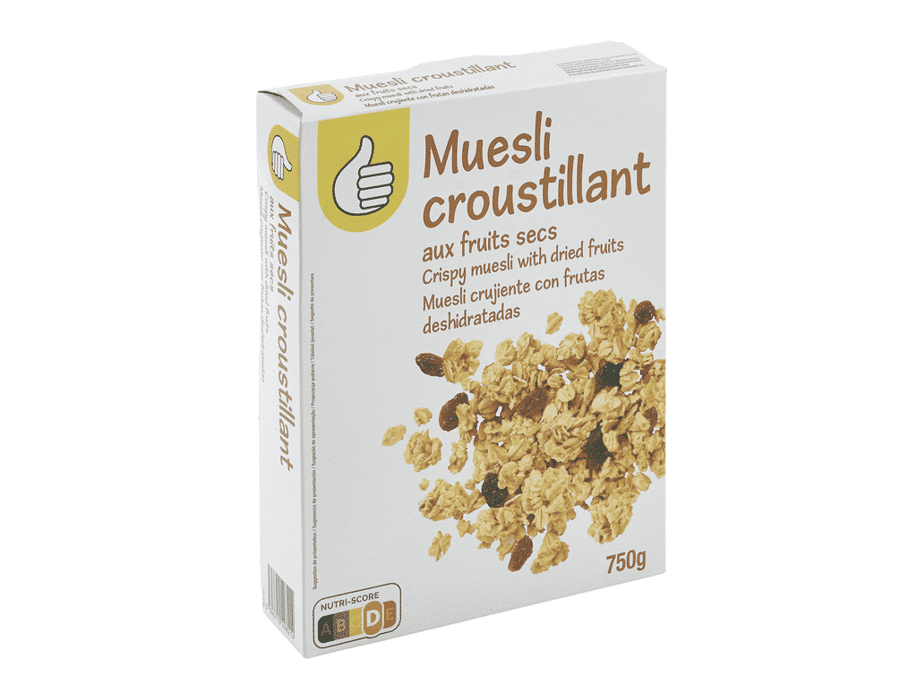 Muesli Com Frutos Secos 750g - POLEGAR