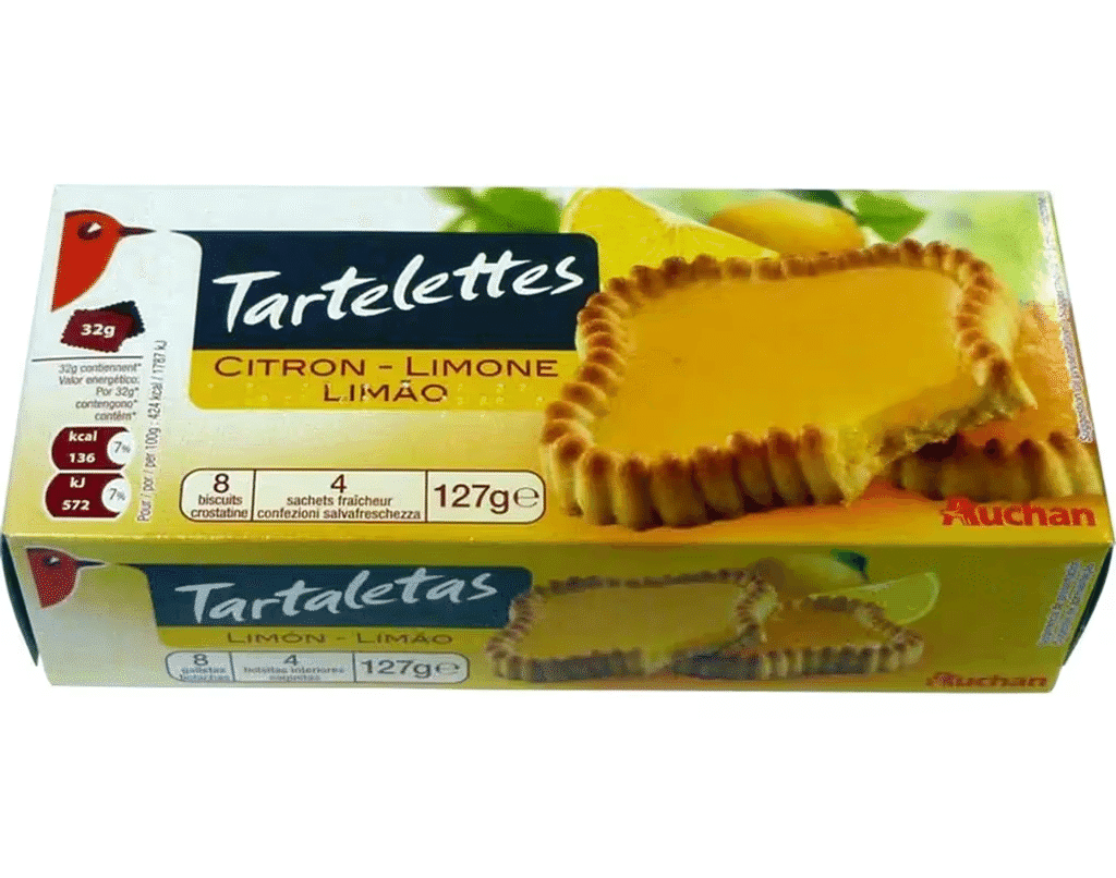 Tarteletes De Limão 127g - AUCHAN