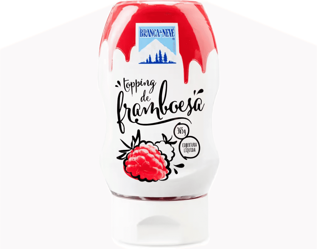 Topping De Framboesa 365g - BRANCA DE NEVE