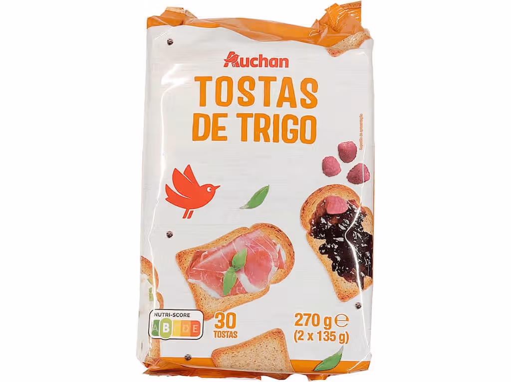 Tostas De Trigo 270g - AUCHAN