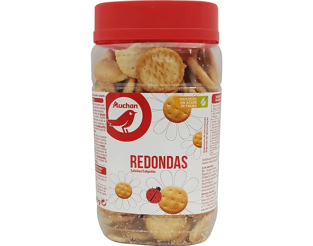 Aperitivos Salgados Redondos 350G - AUCHAN