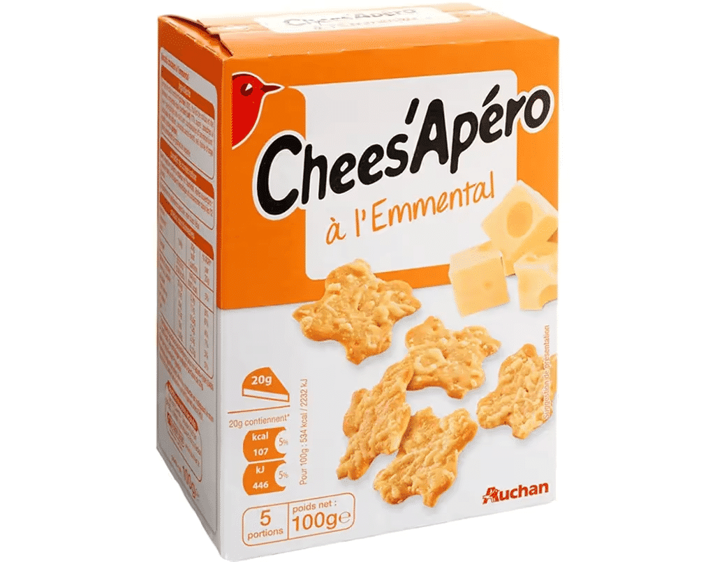 Aperitivos Chees'apéro C / Queijo Emental 100 G - AUCHAN
