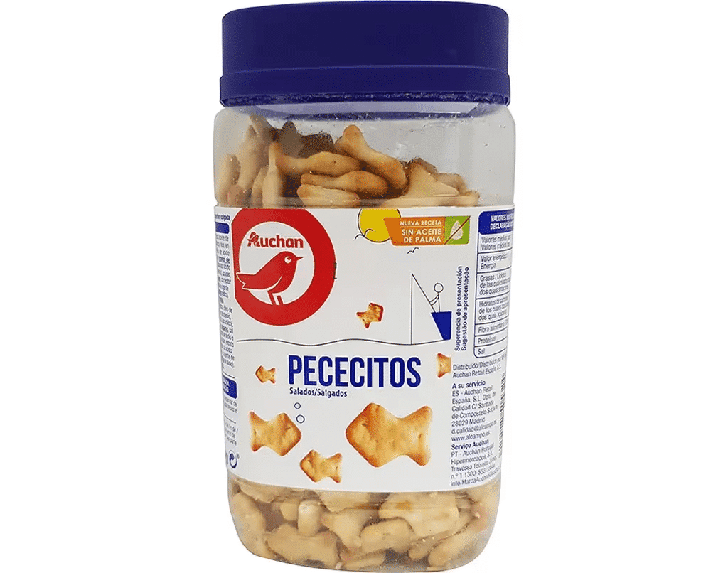 Aperitivos Salgados Peixitos 350G - AUCHAN